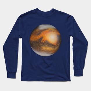 Planet Mars Long Sleeve T-Shirt